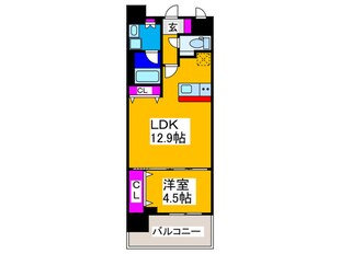 スプランディッド中百舌鳥の物件間取画像